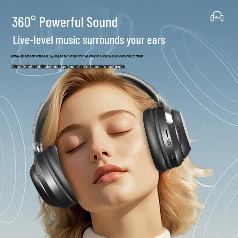 Bluetooth-наушники WH100: Сверхдолгий режим ожидания, Шумоподавление, Полноразмерные, Беспроводные - В наличии