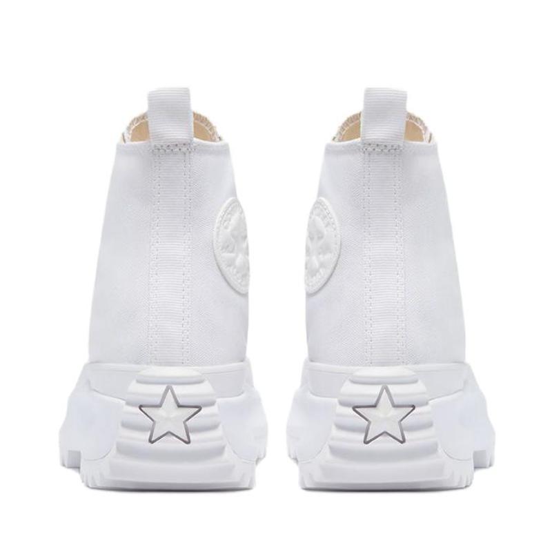 Converse Run Star Hike Удобные и Универсальные Высокие Эспадрильи Унисекс Белые