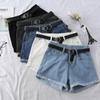 Women's Sexy Summer Fashion Denim Shorts Casual High Waist Curled Loose A-Line Slim Fit Short Jeans Pants Plus Size