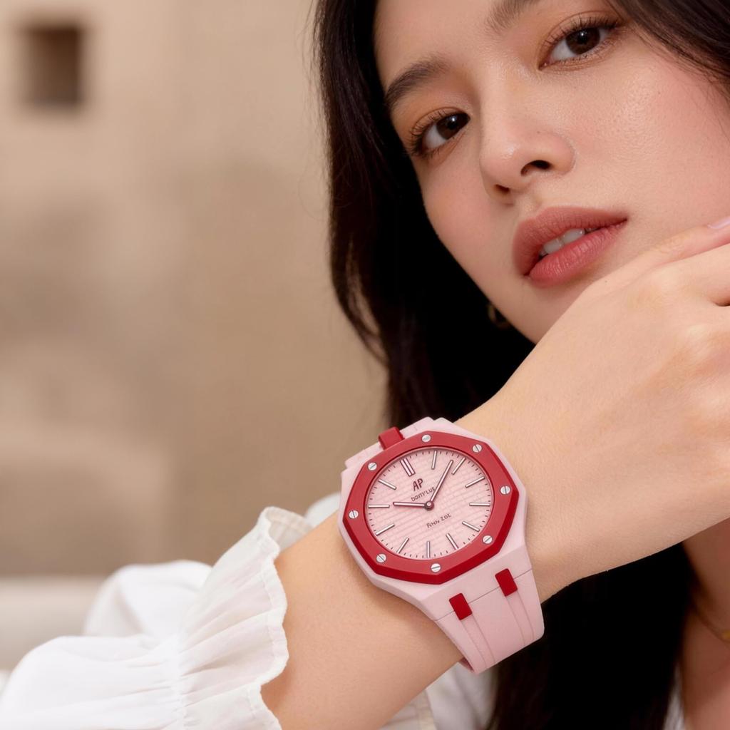 Совместимый ремешок и безель для часов Swatch Royal Pop, мягкая смола, влагостойкий сменный ремешок для часов, позиция [Tyqzor], Комплект, Ремешок, Гибкий, Прочный,