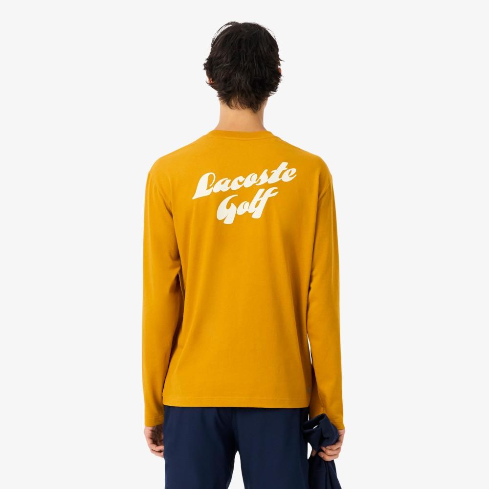 [Lacoste] Men's Golf Graphic Long Sleeve T-Shirt TH6201-55N5BV