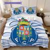 Porto Football Club Emblem Bedding (1 * duvet cover + 2 * pillowcase, without core) 2D Flat Christmas birthday gift Duvet cover and pillowcase