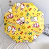 Узор Hello Kitty, автоматический складной зонт, портативная и складная конструкция, 8 спиц, рождественский или день рождения подарок.