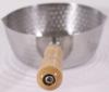 Kanda Monoyasashi Yukihira Stainless Made in Japan Pot for Home Induction Hammered Yukihira 019423 Pot, Steel, 21cm, (Tsubame-Sanjo), IH/Gas