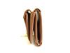 Authentic PRADA Beige Leather Trifold Wallet Compact Wallet #b149  Open box