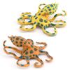 Children'S Cognitive Simulation Marine Animal Blue-Ringed Octopus Model Submarine Creature Blue-Ringed Leopard-Print Octopus Desktop Ornament