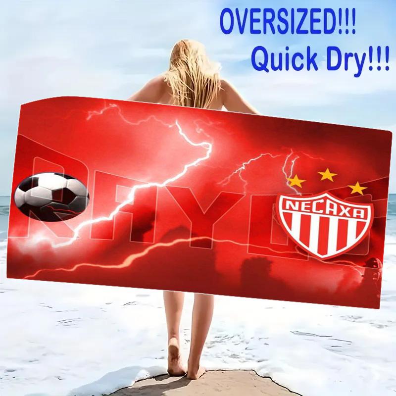 Necaxa Print Beach Towel, Large Soft Quick Dry Towel for Beach Camping Swimming