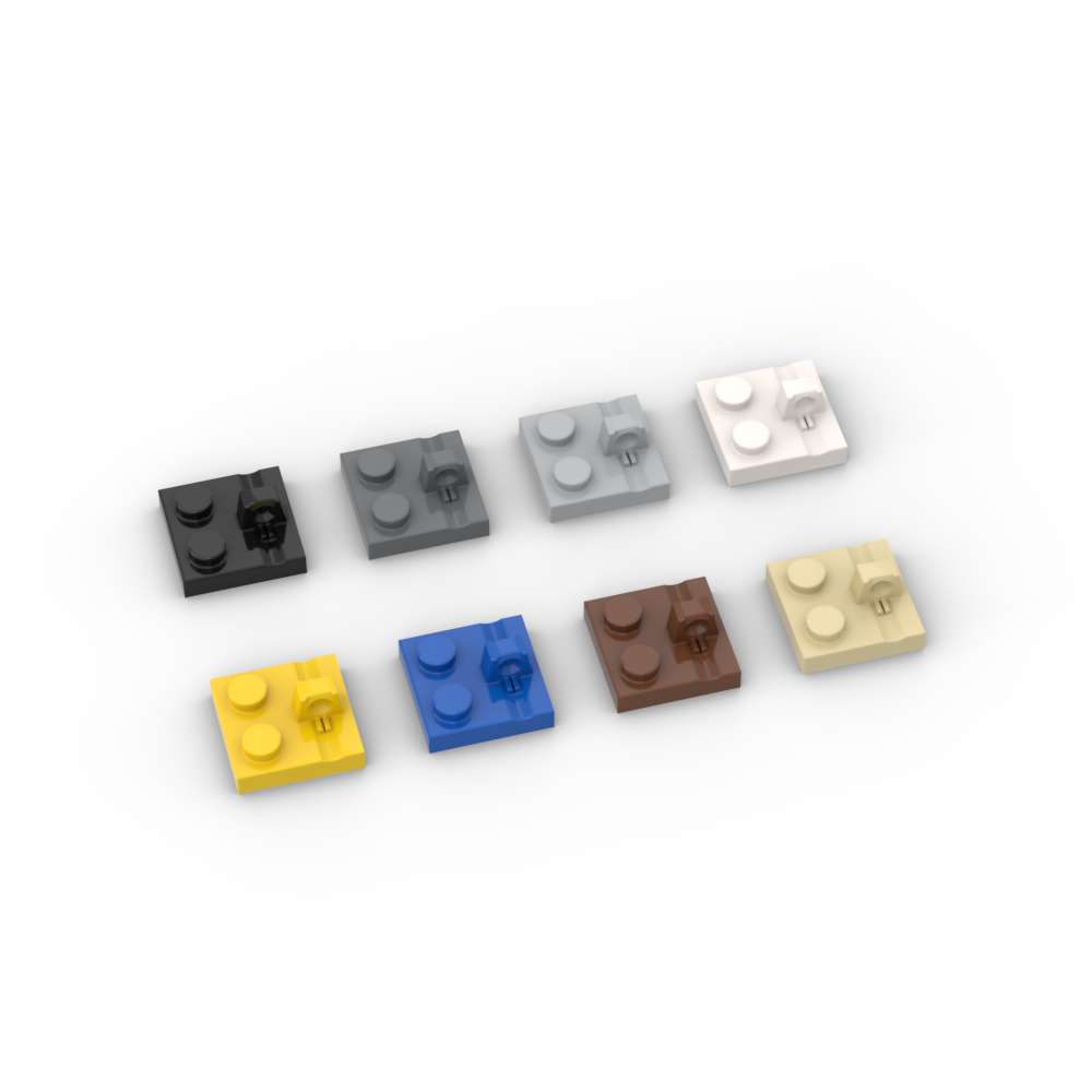 MOC 10 ШТ 92582 Пластина-шарнир 2x2 Набор Строительных Кубиков Фиксируется Сверху Кирпичики Частицы Образовательные Игрушки Детский День Рождения Рождественские Подарки