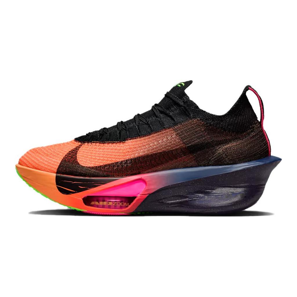 Nike Air Zoom Alphafly Next% 3 Дышащие и упругие беговые кроссовки Женские Черно-оранжевые IO9559-800