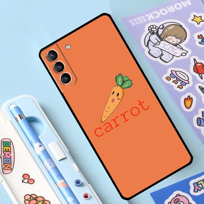 Морковь Овощной Чехол для телефона для Samsung Galaxy S23 S21 S22 Ultra Plus Note 10 20 S8 S9 S10 Plus S20 FE Чехол