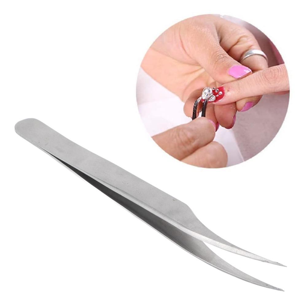 Curved Tip Curved Tip Nail Art Tweezers Multifunctional Nail Decor Tweezers For Nail Art
