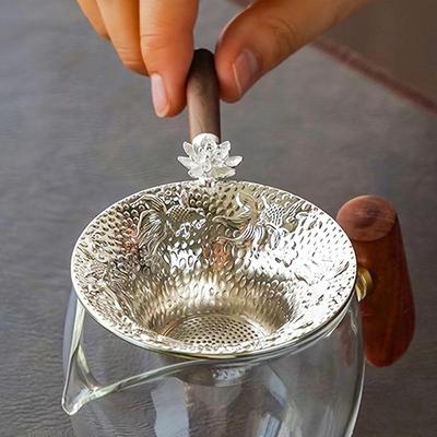 1 шт. металлическое сито для чая из нержавеющей стали, фильтр-сито, чайная утварь, кружевной слив для чая, полезные заварники для чая, кухонные принадлежности