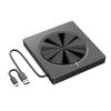 Портативный внешний CD/DVD-привод USB 3.0 Type C с кардридером и 4 портами USB для Win