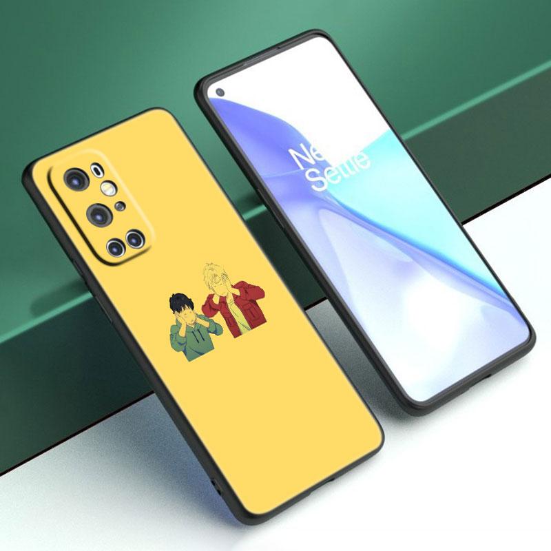 Силиконовый чехол для телефона с изображением банановой рыбы и аниме для OnePlus 10T 10R 9RT 8T 7T Pro Nord 2 N10 N100 N200 CE2 Lite 2T ACE 5G, черный чехол