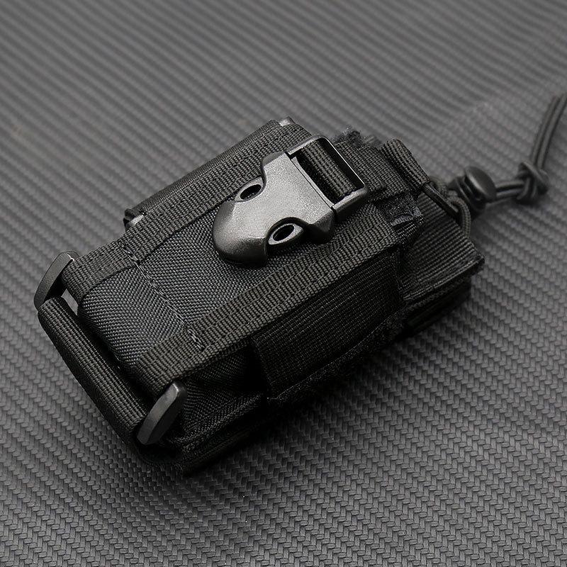 Тактический камуфляжный чехол Molle для рации: Регулируемая военная поясная сумка-аксессуар