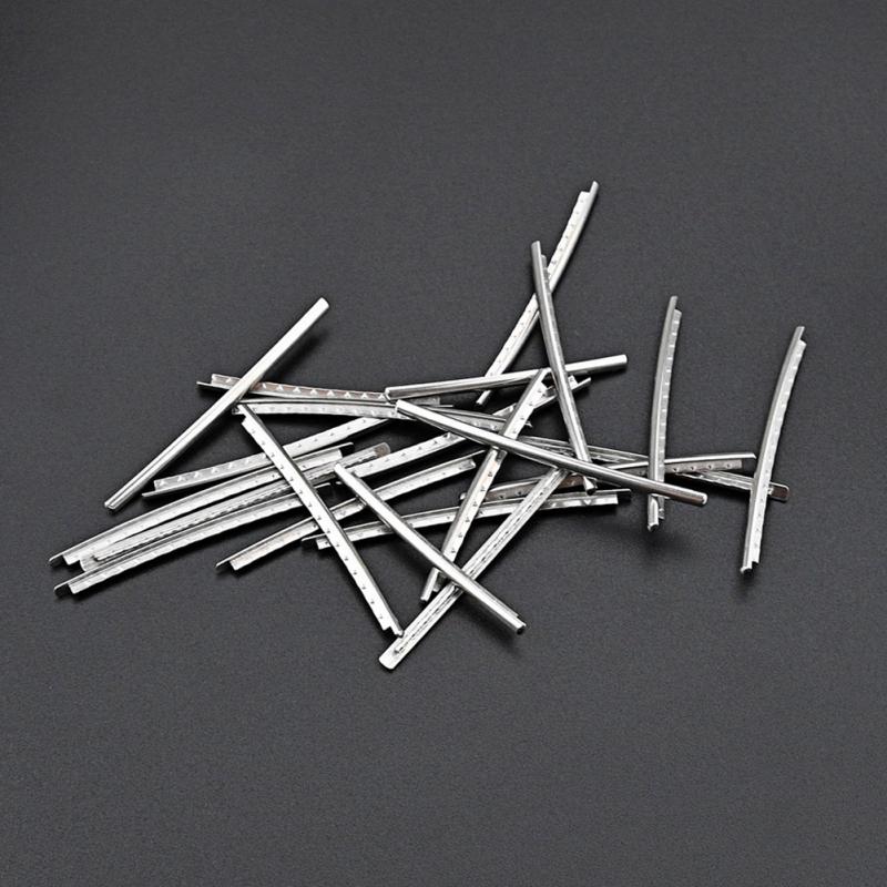 22 шт. 2,7 мм Нержавеющая сталь Лады для гитары Запасные части Металлический набор круглой ладовой проволоки Музыкальный