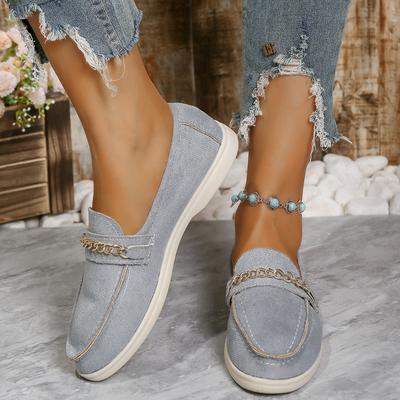 Повседневные простые замшевые женские туфли большого размера 2025 осень новая женская обувь с открытым верхом удобная мягкая подошва одинарные туфли