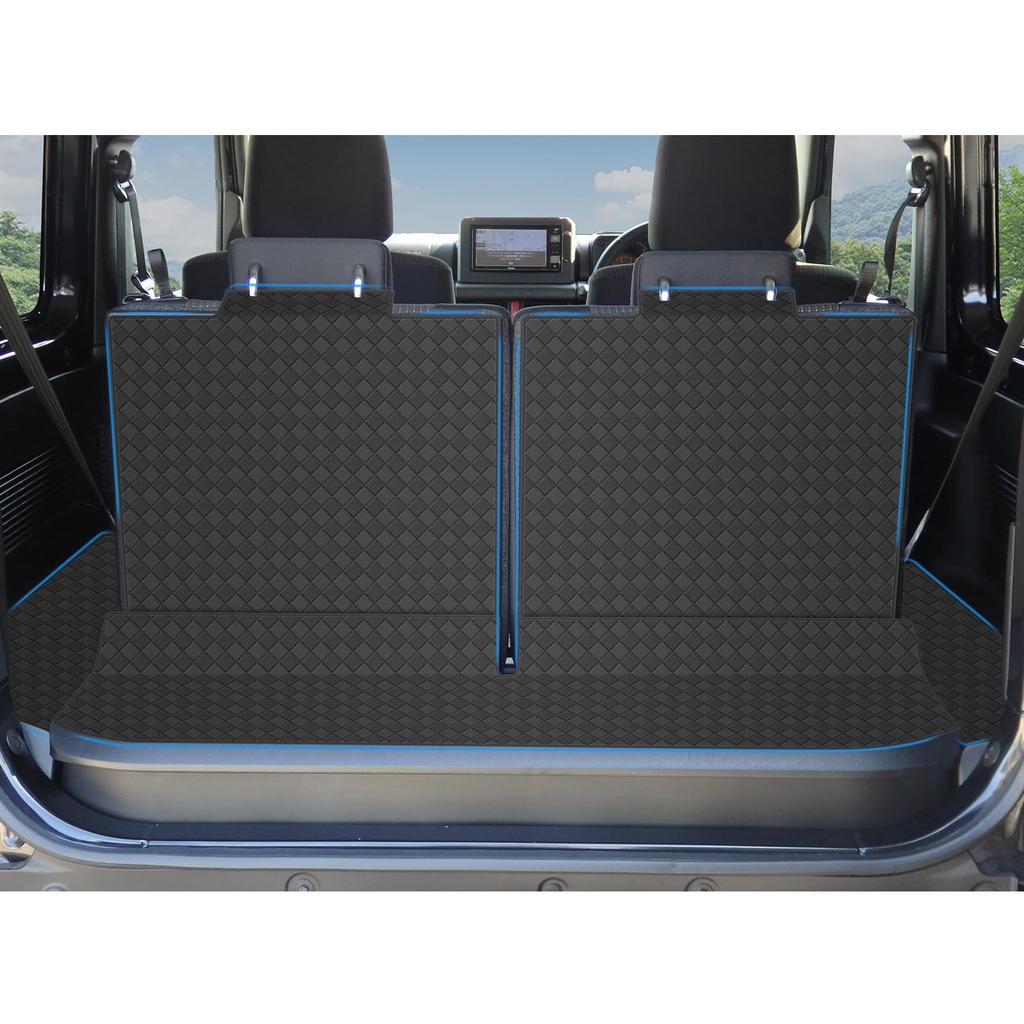 YORKNEIC Luggage Mat, Suzuki, Jimny, Jimny Sierra JB64W, JB74W, Current Since 2018, Backrest Cover,