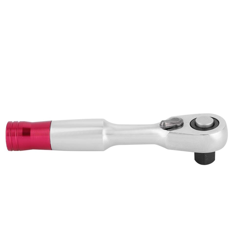 6.35mm 1/4Inch Quick Socket Wrench Metal Hex Torque Wrench Right Angle Screwdriver Tight Spaces