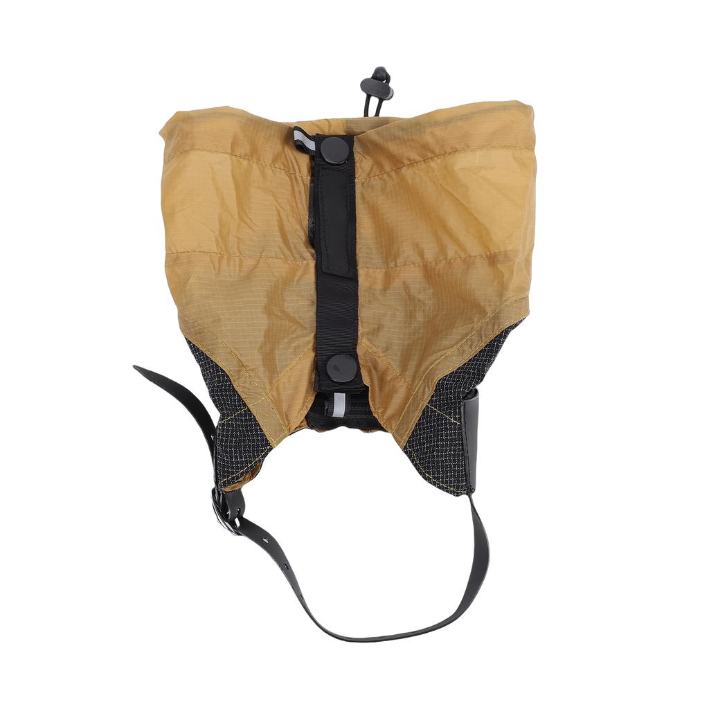 Короткие гетры с силиконовым покрытием для пешего туризма и трейлинга, 4-точечная система фиксации, полное покрытие ноги, песок, снег