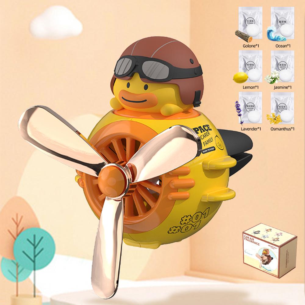 Автомобильный освежитель воздуха Bear Pilot, автоаксессуары, интерьерный диффузор для духов, вращающийся пропеллер, магнитный ароматизатор