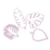 4Pc/Set Tropical Leaf Fondant Cake Mold Embossed Candy Biscuits Cookie Cutter