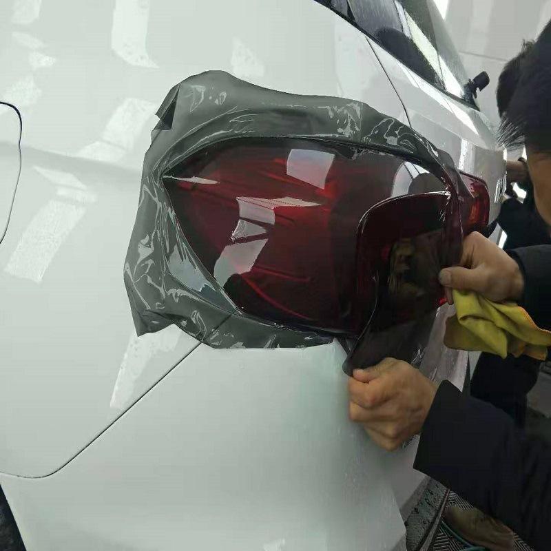 30 см x 200 см светло-черный автомобильный свет фар задний фонарь оттенок виниловая пленка наклейка Easy Stick мотоцикл весь автомобиль