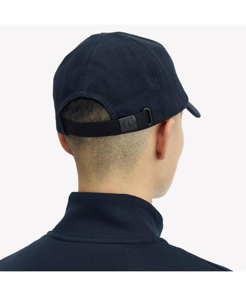 Fred Perry Классическая кепка из пике - Темно-синий/Снежно-белый Cfpu2516726-267