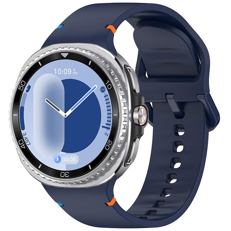 Силиконовый ремешок для Samsung Galaxy Watch 8 44 мм 40 мм/8 Classic 46 мм Спортивный Оригинальный Сменный Браслет Galaxy Watch 8 Correa