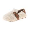 Children Plush Flats Shoes Boys Girls Winter Warm Shoes Fashion Soft Bottom Anti-slippery Kids Casual Shoes Slip-on Size 21-33