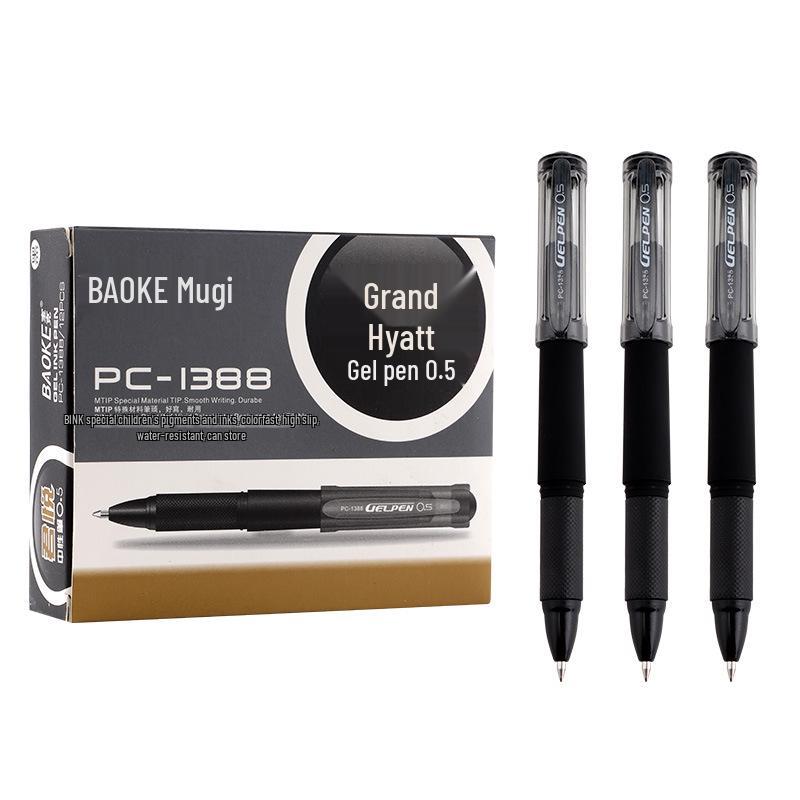Bao Ke PC1388 Портативная Черная Мини-Ручка с Двойным Шариковым Наконечником 0,5 мм