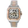 The Ollie Two Tone Stainless Steel Grey Skeleton Dial Automatic I14502 Men's Watch