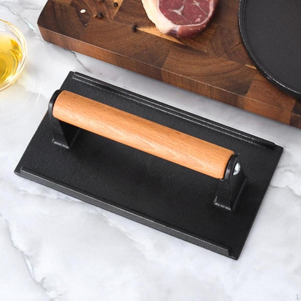 Бургер Пресс Барбекю Чугунный Антипригарный Сверхпрочный Гамбургер Стейк Для Дома