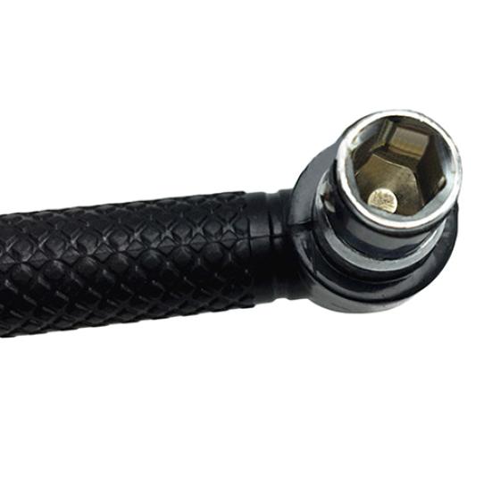 Черный мини-трещоточный ключ 1/4, отвертка, торцевые ключи, стержни, ручной инструмент с битой