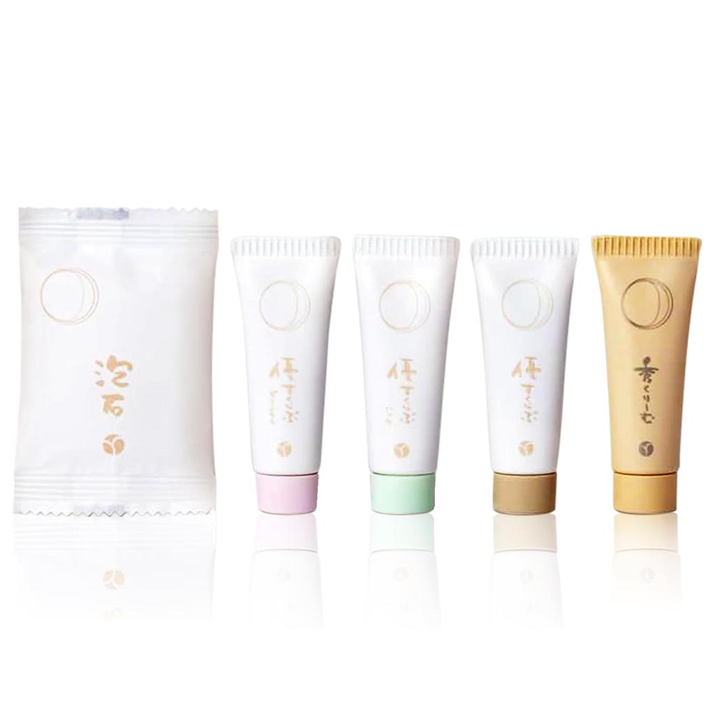 Akyrise Trial Skincare Set Foam Stone Yusu Club Mint Geranium Hide Cream Trial Face For Dry and Sensitive Facial Pore Blackhead Akyrise Travel Set