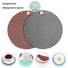 Kitchen Supplies Anti-Scalding Non-Slip Heat Resistant Mat Silicone Pot Holders Coaster Bowl Mat