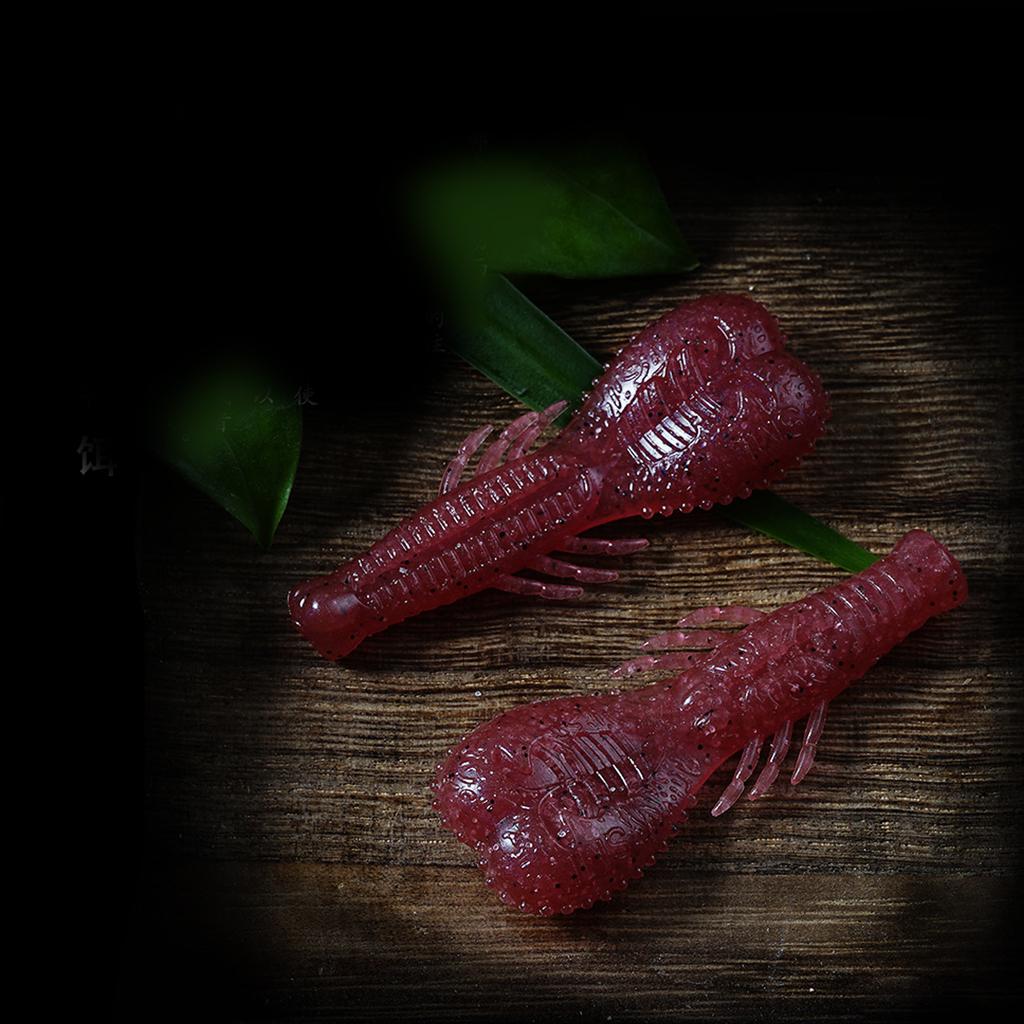 7pcs Artificial Swimbait 6.2cm Fishing Baits Lure 6.7g Soft Bait Fishing Tackle Accessories Crawfish Lure for Bass Trout