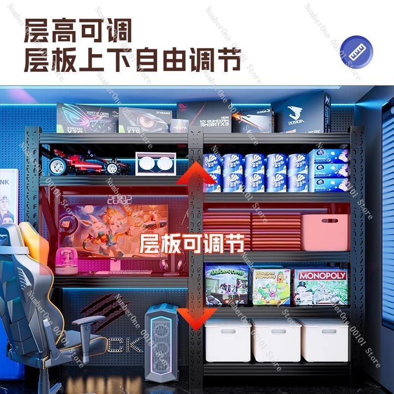 Компьютерный стол, Настольный стол, Простая полка, Игровой стол, Многоуровневая полка для хранения своими руками, Домашний стол со встроенными решениями для хранения