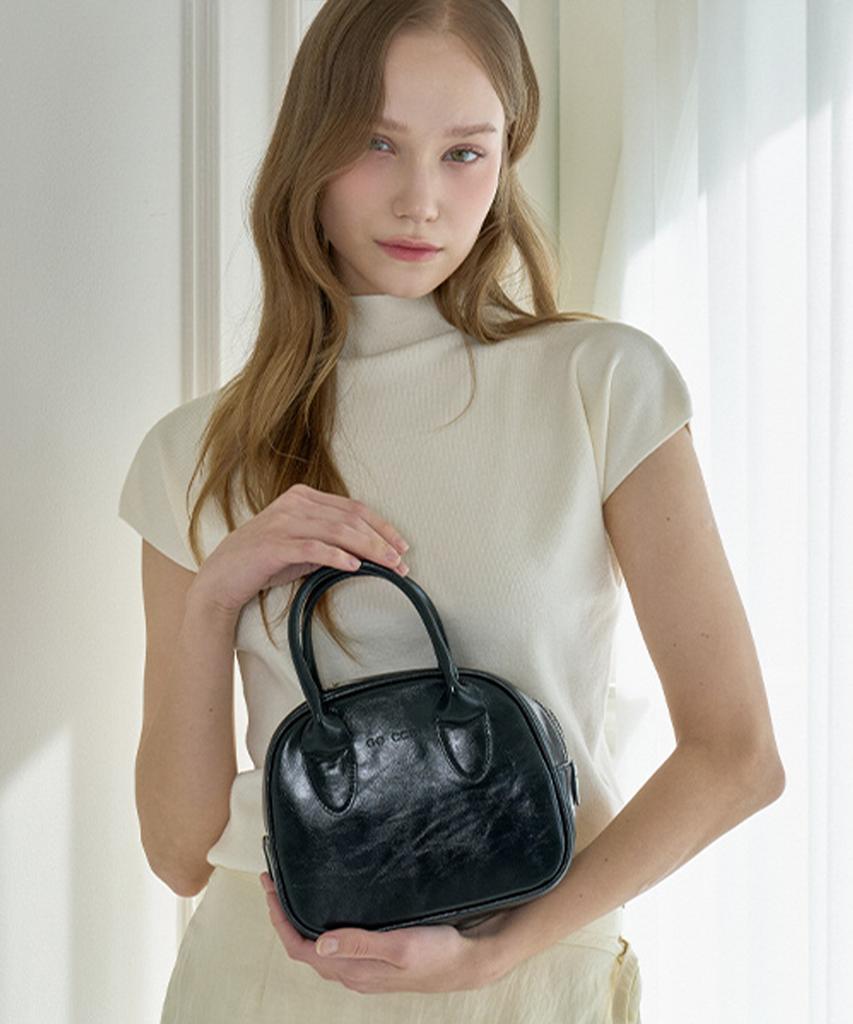 Мини-сумка-тоут Gocce с принтом "Слива" Crossbody Gj510K