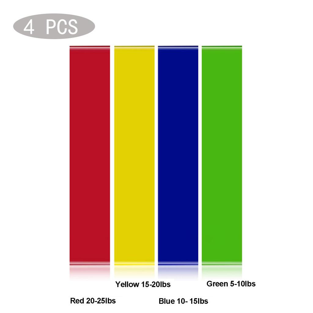 Тренировочные ленты сопротивления Йога Тренажерный зал Фитнес Резинка Подтягивание Помощь Резиновая лента Кроссфит Упражнение Домашние Тренировки Оборудование