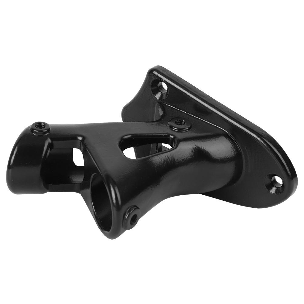 Кронштейн для крепления флагштока из нержавеющей стали, опорное основание, аксессуар для флагов, черный