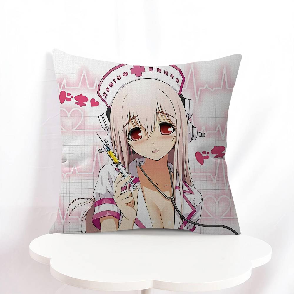 S-Super S-Sonico Подушка Подарок Домашний Офис Декоративная Подушка Спальня Диван Автомобильная Наволочка