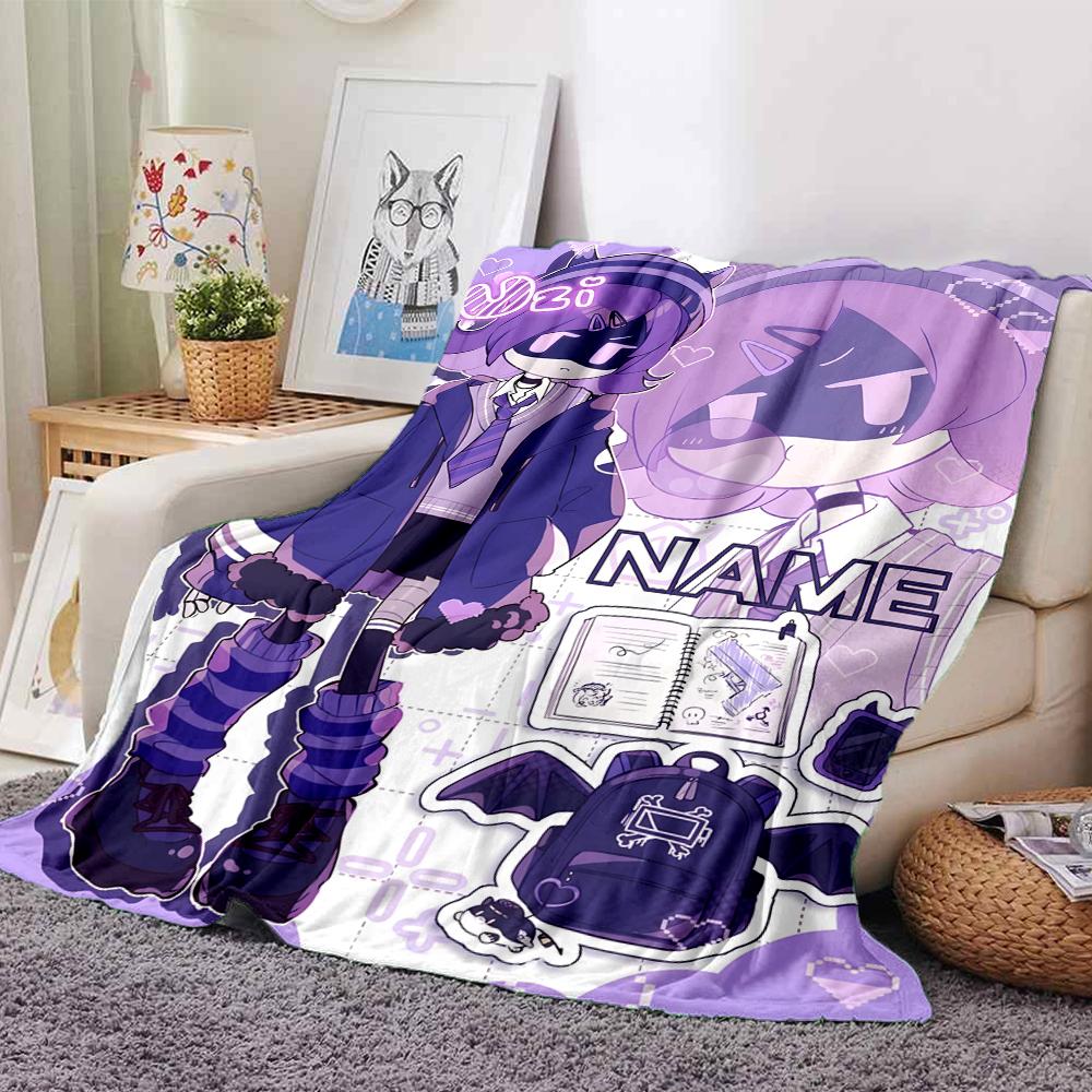Customiz Name Personality Murder Drones Blanket Soft &Warm Sofa Office Bed Travel Lunch Break Blanket, Gift Suitable All Seasons