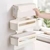 Large Capacity Magnetic Storage Box Wall Mounted Refrigerator Organizer  Bathroom