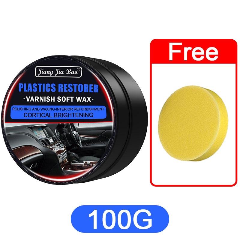 Автомобильный пластиковый реставратор Вернуться к черному блеску Средства для чистки автомобиля Пластик Кожа Восстановление Авто Полировка и ремонт Покрытие Восстановитель