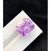 7 Cts Natural Pink Kunzite Certified Asscher Cut Kunzite Loose Gemstone