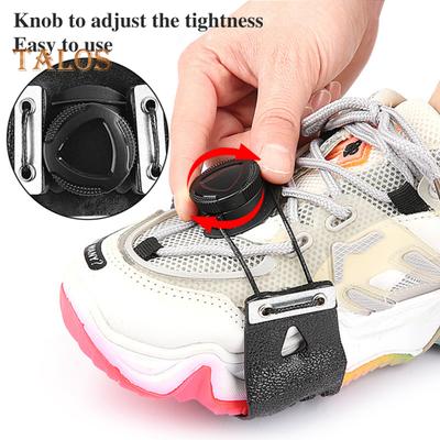 1 пара шипов для льда, кошки с 5 стальными шипами, регулируемая ручка, зимняя обувь для ходьбы по льду и снегу, противоскользящие захваты, шипы для ботинок