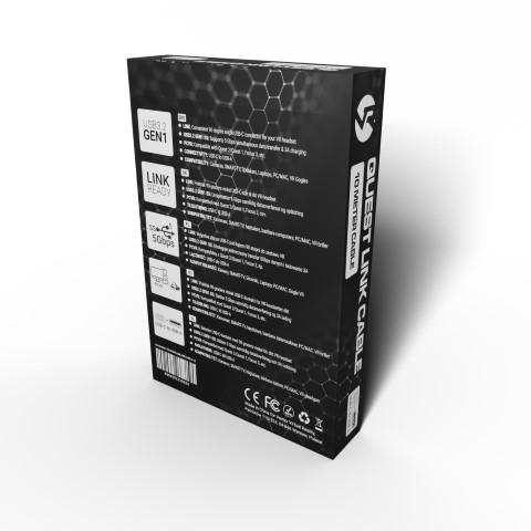 10m cable from VortexVR USB-A to Meta Quest Link | to Quest 3S Quest 3 Quest 2