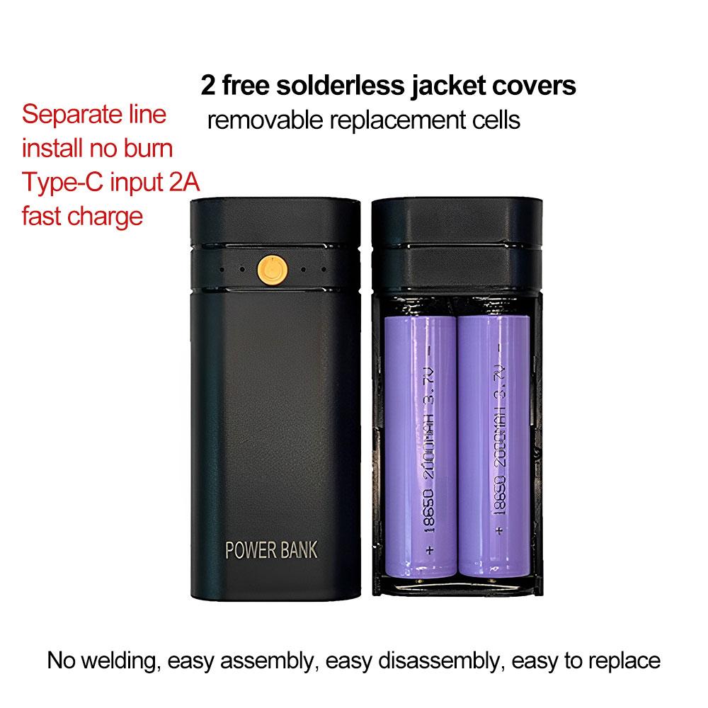5V 2A USB 2x 18650 Корпус Power Bank Комплект Зарядное устройство для аккумуляторов DIY Аксессуары Для смартфона Корпус Power Bank Зарядный бокс для хранения