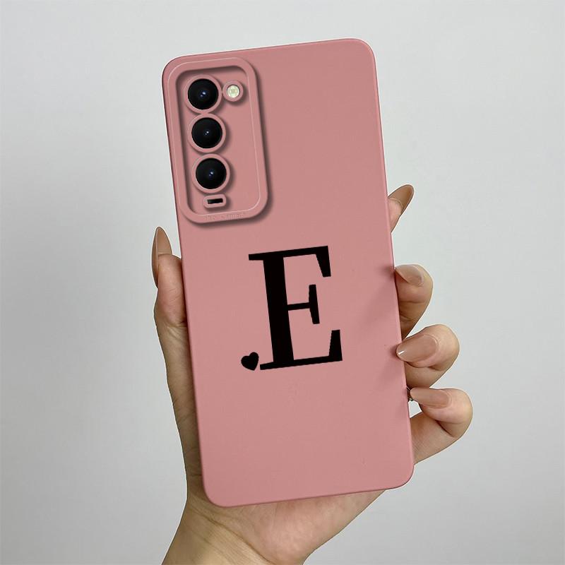 Чехол для Tecno Camon 18 Чехол для телефона Tecno Camon 18P Camon 18T CH6 CH7n Милые Заглавные Буквы Квадратный Силиконовый Ударопрочный Задний Чехол